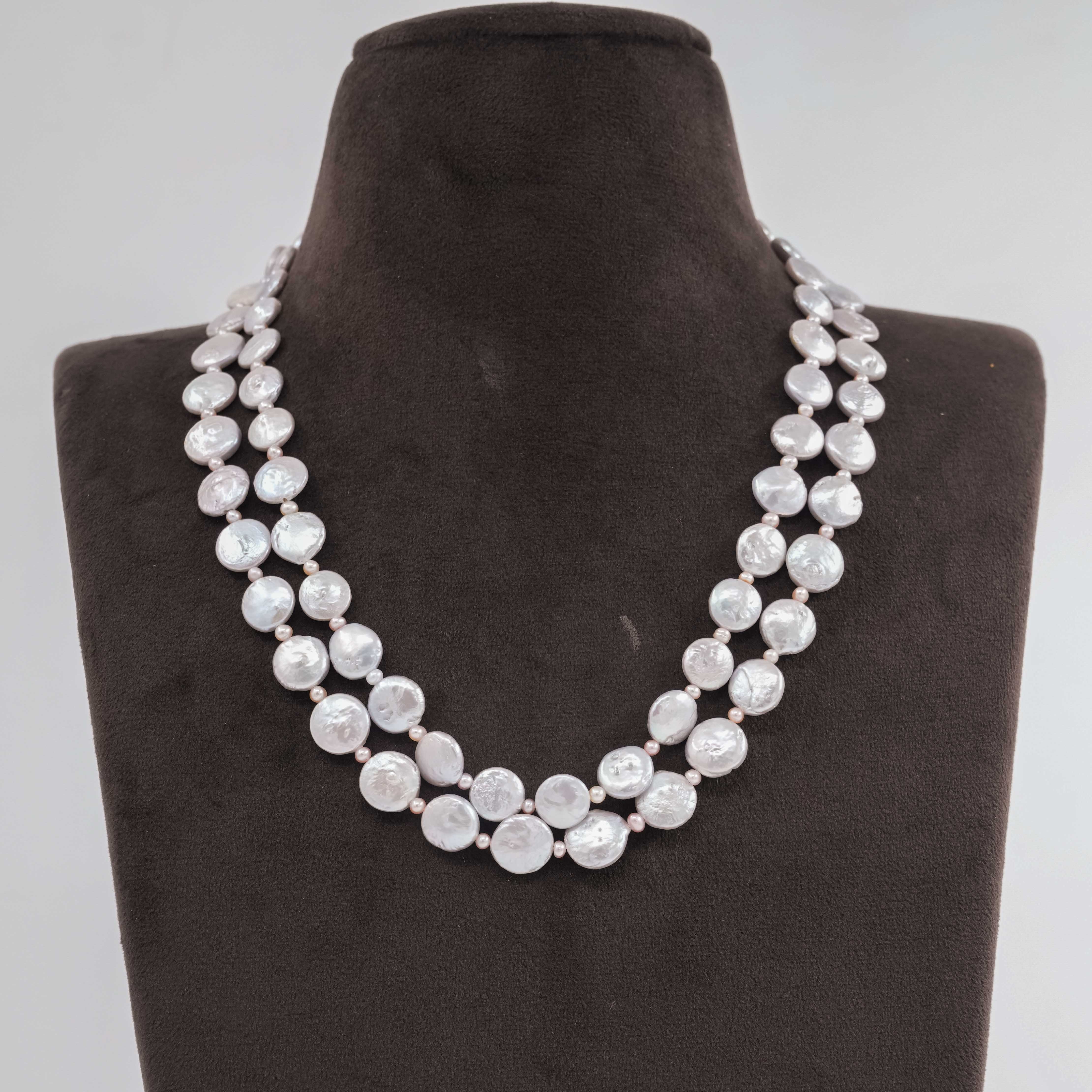 Double Layer Baroque Necklace